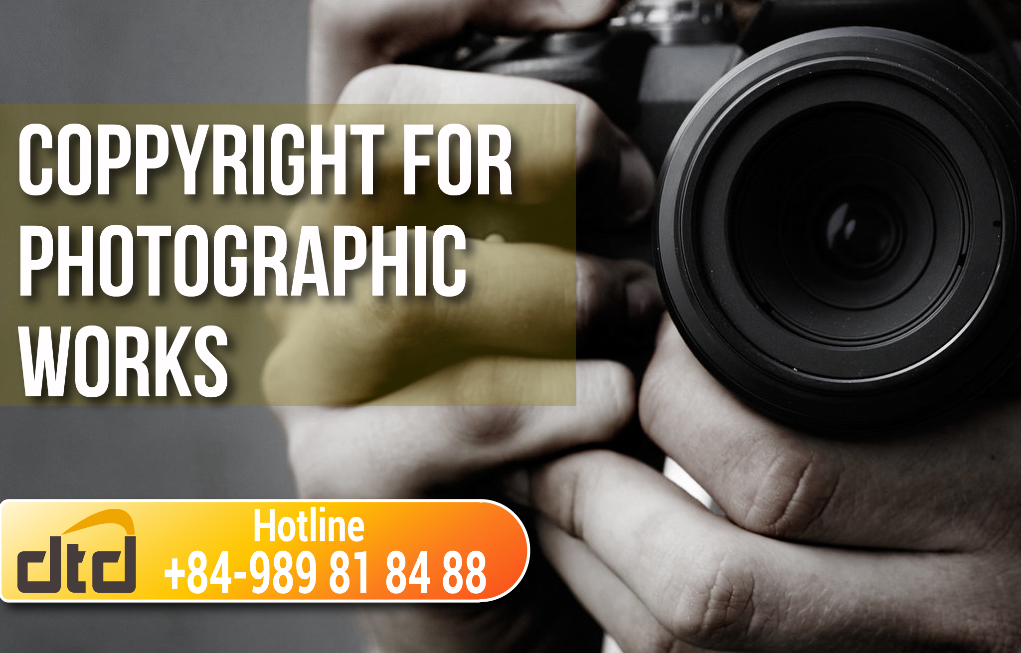 COPPYRIGHT FOR PHOTOGRAPHIC WORKS