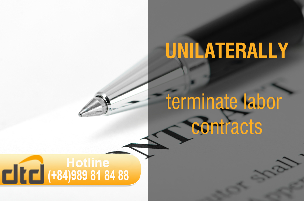 Basis for the right of employers to unilaterally terminate labor contracts under Labor Code 2012