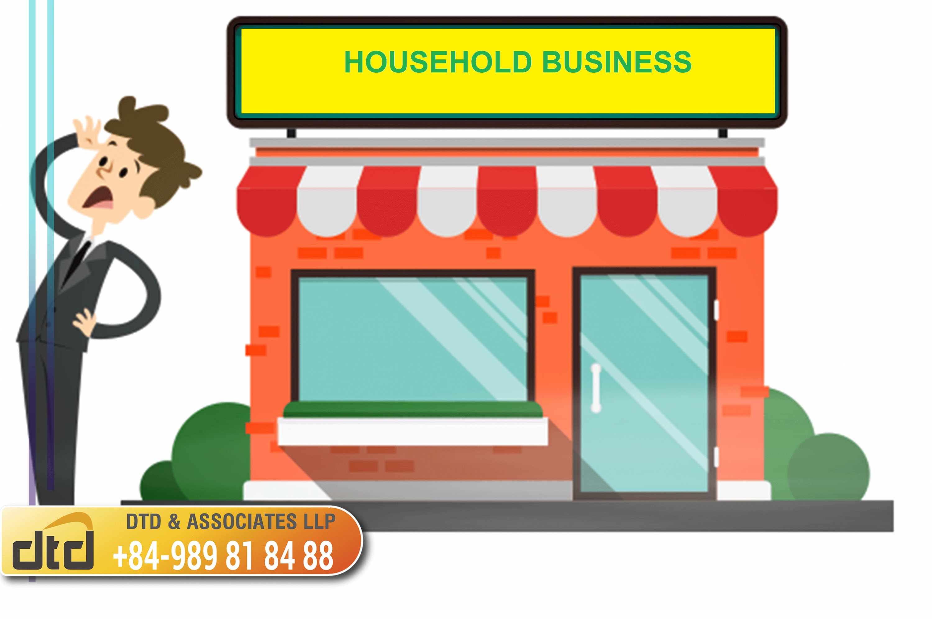 Is a household business allowed to operate  in many different locations?